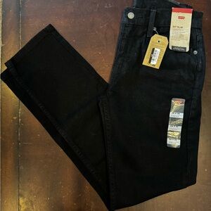Levi's Black Slim Jeans with Red Tab